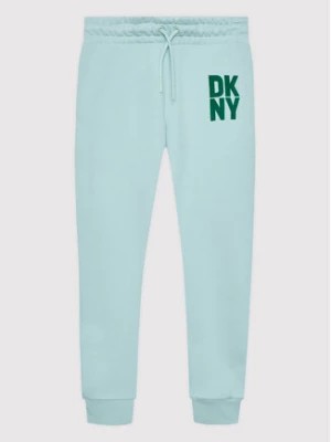 Zdjęcie produktu DKNY Spodnie dresowe D34A70 M Niebieski Regular Fit