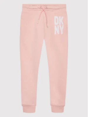 Zdjęcie produktu DKNY Spodnie dresowe D34A70 S Różowy Regular Fit