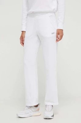 Zdjęcie produktu Dkny spodnie dresowe kolor biały gładkie DP3P3406