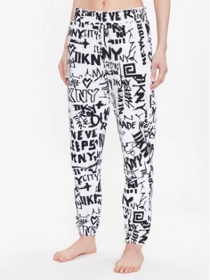 Zdjęcie produktu DKNY Spodnie piżamowe YI2822629 Biały Regular Fit