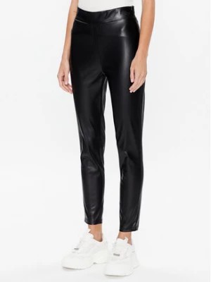 Zdjęcie produktu DKNY Spodnie z imitacji skóry P2HKTO61 Czarny Slim Fit