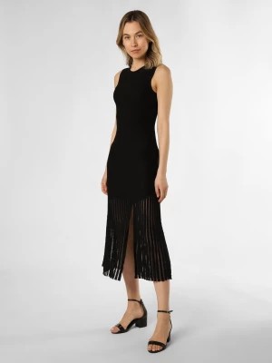 Zdjęcie produktu DKNY Sukienka damska Kobiety wiskoza czarny jednolity,