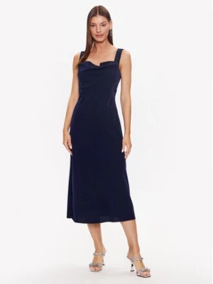 Zdjęcie produktu DKNY Sukienka koktajlowa Cowl Neck Sleeveless DD3C3620 Granatowy Regular Fit