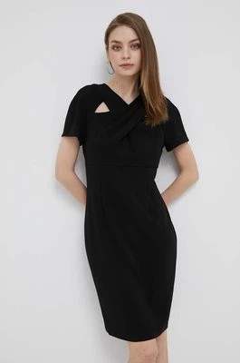 Zdjęcie produktu Dkny sukienka kolor czarny mini dopasowana