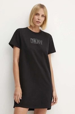 Zdjęcie produktu Dkny sukienka kolor czarny mini prosta DP4D4839