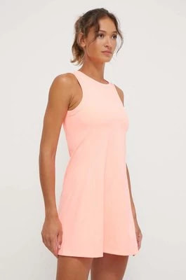 Zdjęcie produktu Dkny sukienka kolor różowy midi dopasowana DP2D4754
