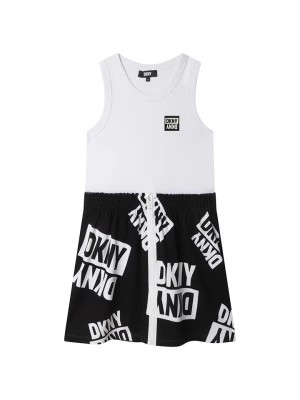 Zdjęcie produktu DKNY Sukienka w kolorze czarno-białym rozmiar: 152