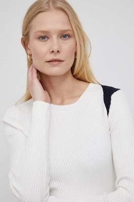 Zdjęcie produktu Dkny sweter P1LSB0TZ damski kolor biały lekki