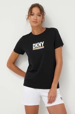 Zdjęcie produktu Dkny t-shirt damski kolor czarny DP3T9659