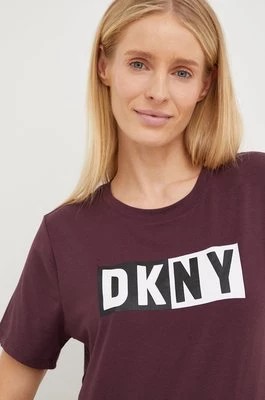 Zdjęcie produktu Dkny t-shirt damski kolor fioletowy DP2T5894