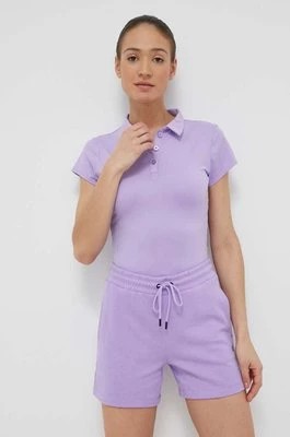 Zdjęcie produktu Dkny t-shirt damski kolor fioletowy