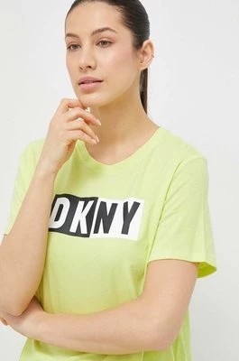 Zdjęcie produktu Dkny t-shirt damski kolor zielony DP2T5894