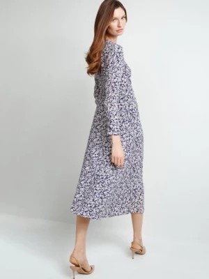 Zdjęcie produktu Długa sukienka letnia w kwiaty OCHNIK