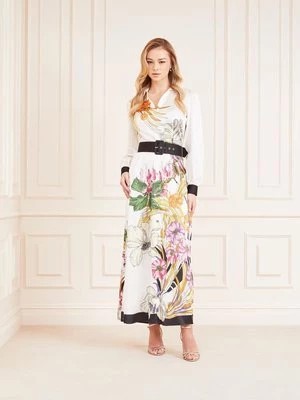 Zdjęcie produktu Długa Sukienka Marciano W Kwiatowy Print Marciano Guess