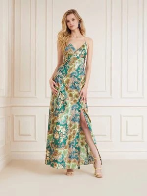 Zdjęcie produktu Długa Sukienka Marciano W Kwiatowy Print Guess