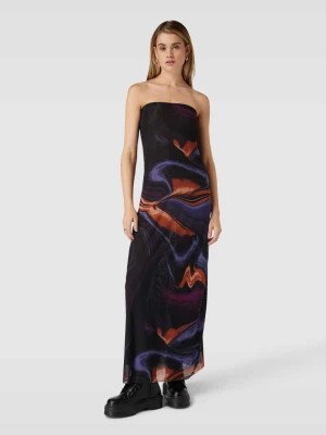 Zdjęcie produktu Długa sukienka o kroju bez ramiączek ze wzorem na całej powierzchni Gina Tricot