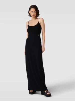 Zdjęcie produktu Długa sukienka z cienkimi ramiączkami Calvin Klein Jeans