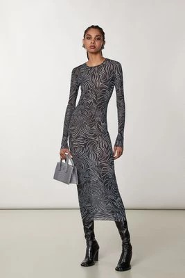 Zdjęcie produktu Długa sukienka z elastycznego tiulu PATRIZIA PEPE