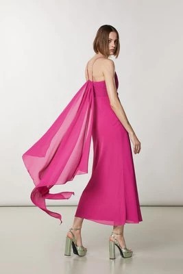 Zdjęcie produktu Długa sukienka z krepy PATRIZIA PEPE
