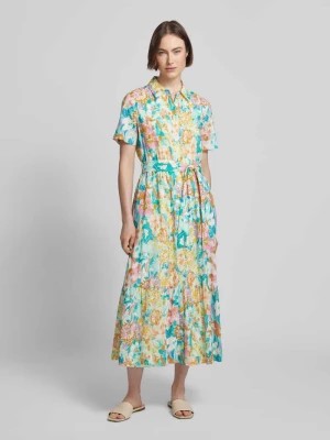 Zdjęcie produktu Długa sukienka z kwiatowym nadrukiem na całej powierzchni Joop!