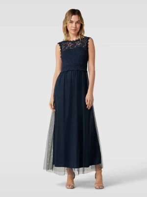 Zdjęcie produktu Długa sukienka z ozdobnym obszyciem model ‘LYNNEA’ Vila