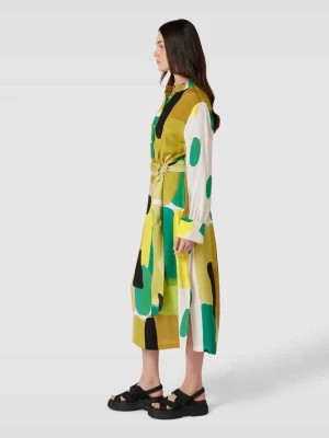Zdjęcie produktu Długa sukienka z paskiem w talii model ‘Dot’ herzensangelegenheit