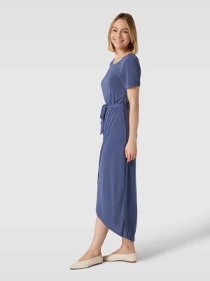 Zdjęcie produktu Długa sukienka z wiązanym paskiem model ‘Annie Nadia’ Object