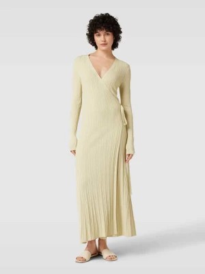 Zdjęcie produktu Długa sukienka z wiązanym paskiem model ‘KLOE’ Ivy Oak