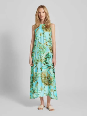 Zdjęcie produktu Długa sukienka z wiskozy w kwiatowy wzór Emily Van den Bergh