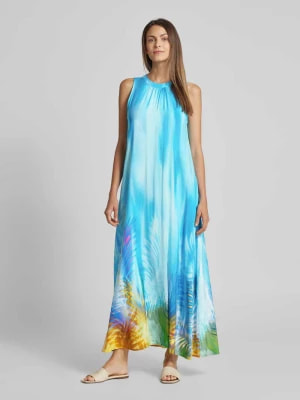 Zdjęcie produktu Długa sukienka z wiskozy ze wzorem na całej powierzchni Emily Van den Bergh