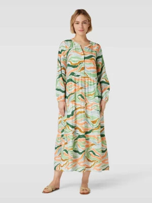 Zdjęcie produktu Długa sukienka ze wzorem na całej powierzchni Tom Tailor