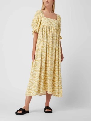 Zdjęcie produktu Długa sukienka ze wzorem w zebrę model ‘Patricia’ EDITED
