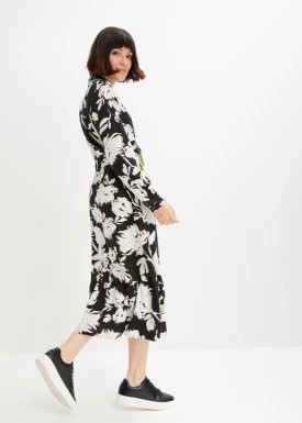 Zdjęcie produktu Długa sukienka ze zrównoważonej wiskozy bonprix