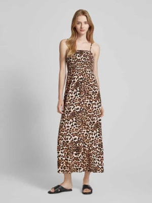 Zdjęcie produktu Długa sukienka ze zwierzęcym nadrukiem model ‘EASY JOY’ Vero Moda