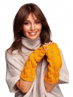 Zdjęcie produktu Długie rękawiczki bez palców - miodowe Merg
