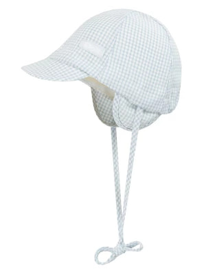 Zdjęcie produktu Döll Czapka w kolorze błękitno-białym z daszkiem rozmiar: 41 cm