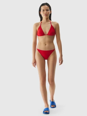 Zdjęcie produktu Dół od bikini damski - czerwony 4F