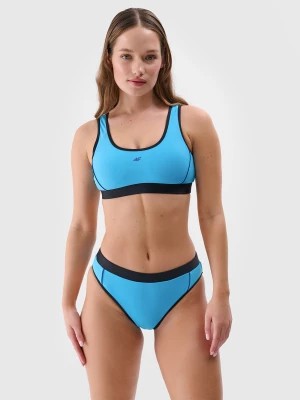 Zdjęcie produktu Dół od bikini damski - niebieski 4F