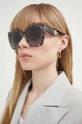 Zdjęcie produktu Dolce & Gabbana okulary przeciwsłoneczne damskie kolor czarny