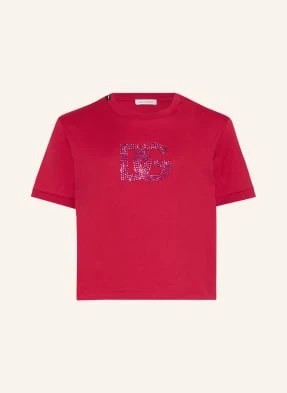 Zdjęcie produktu Dolce & Gabbana T-Shirt Z Obszyciem Ozdobnymi Kamykami pink