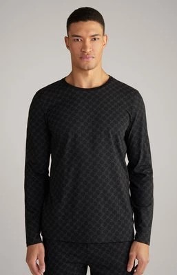 Zdjęcie produktu Domowa bluza z długim rękawem w czarnym kolorze we wzory Joop