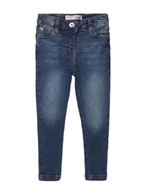 Zdjęcie produktu Dopasowane spodnie jeansowe z kieszeniami dla dziewczynki Minoti