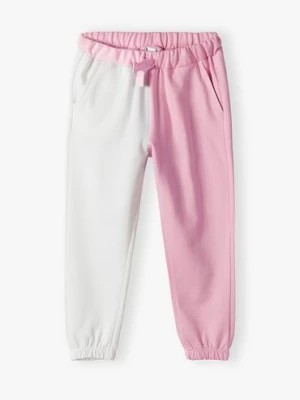 Zdjęcie produktu Dresowe spodnie dla dziewczynki - kolorowe nogawki - 5.10.15.