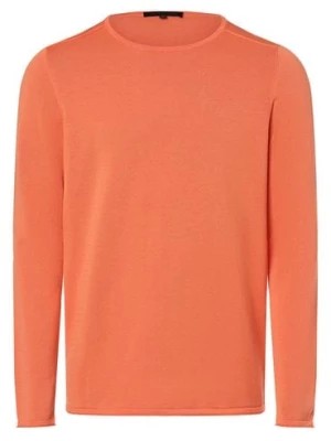Zdjęcie produktu Drykorn Męska koszulka z długim rękawem Mężczyźni Bawełna pomarańczowy jednolity,