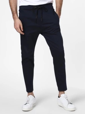 Zdjęcie produktu Drykorn Męskie spodnie od garnituru modułowego Mężczyźni Slim Fit Bawełna niebieski jednolity,