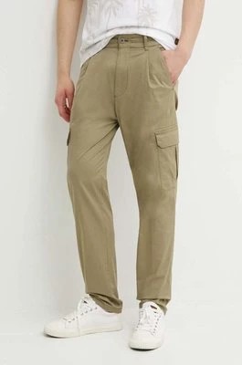 Zdjęcie produktu Drykorn spodnie CASY męskie kolor zielony dopasowane 122097 40682