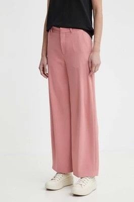 Zdjęcie produktu Drykorn spodnie DESK damskie kolor różowy proste high waist 130014 80754
