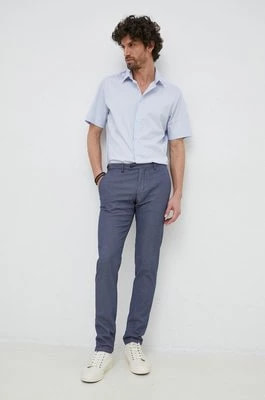 Zdjęcie produktu Drykorn spodnie Kill męskie kolor niebieski dopasowane
