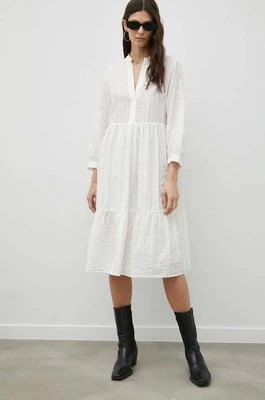 Zdjęcie produktu Drykorn sukienka Sorcha kolor biały mini oversize