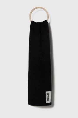 Zdjęcie produktu Drykorn szalik wełniany kolor czarny gładki